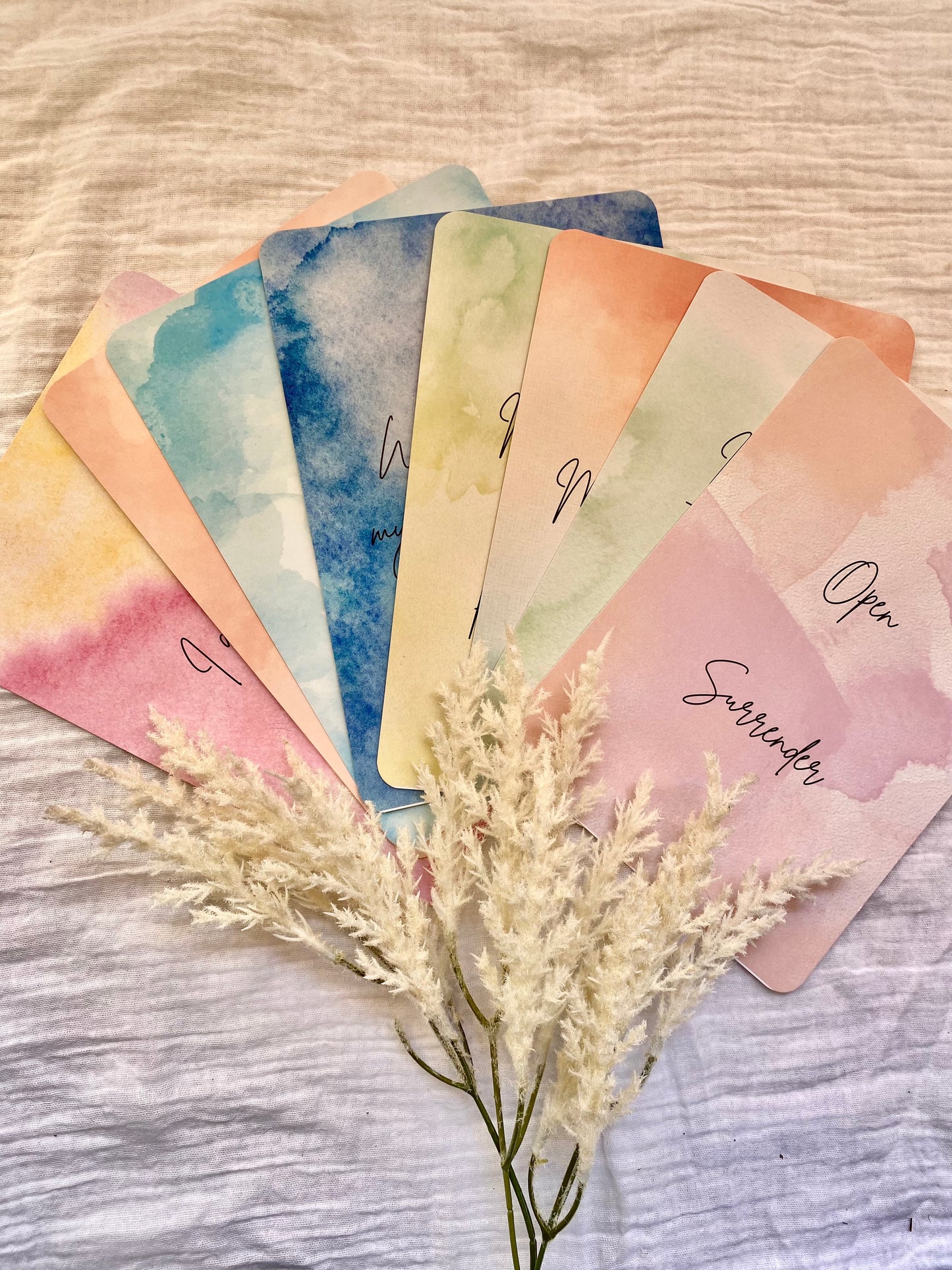 Watercolour Affirmation Set